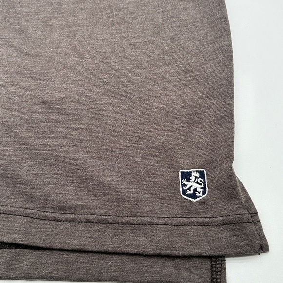 Nat Nast Mens Silk Blend Polo Shirt Brown Short Sleeve Casual Top Medium - Picture 5 of 10